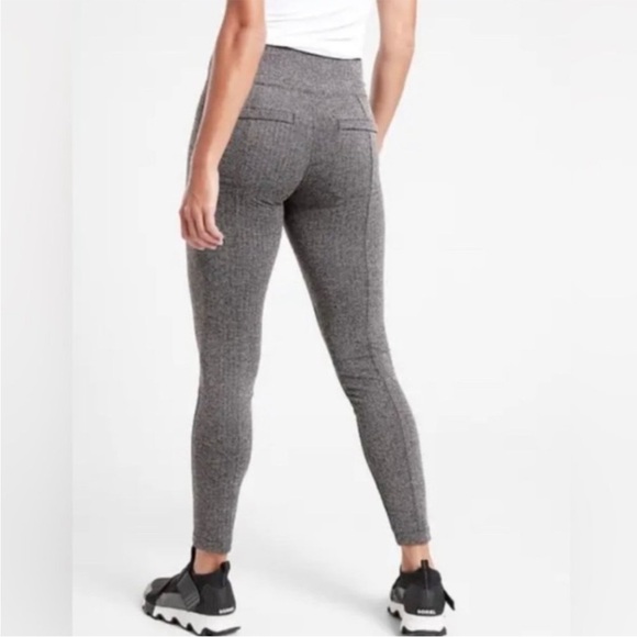 Athleta Delancey Herringbone Tight Grey City Pants - Picture 5 of 16
